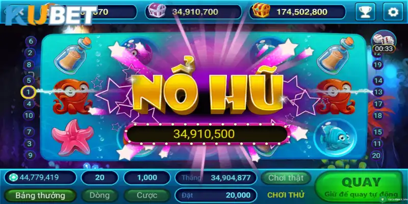 Cách chơi nổ hũ jackpot tại Kubet mang đến tiền thưởng khủng