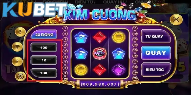 Kim Cương Kubet là minigame thu hút nhiều tay chơi